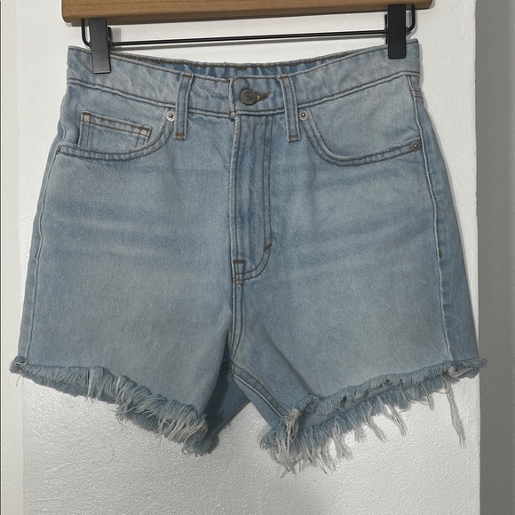 Lucky Brand Pants - Lucky Brand Light Blue Frayed Jean Shorts